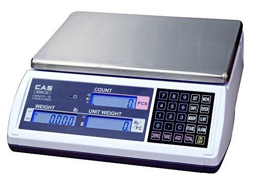 CAS EC-30 EC Series High Accuracy Counting Scale, 30lb Capacity, 0.001lb