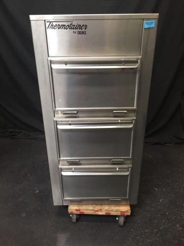 Thermotainer duke pass through warming holding cabinet proofer 300 degrees for sale