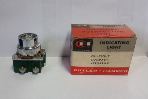 NOS Cutler-Hammer 10250T412 Indicating Light