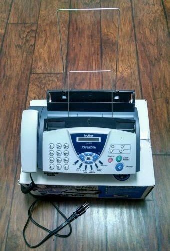 BROTHER FAX-575 PERSONAL PLAIN PAPER FAX WITH PHONE &amp; COPIER