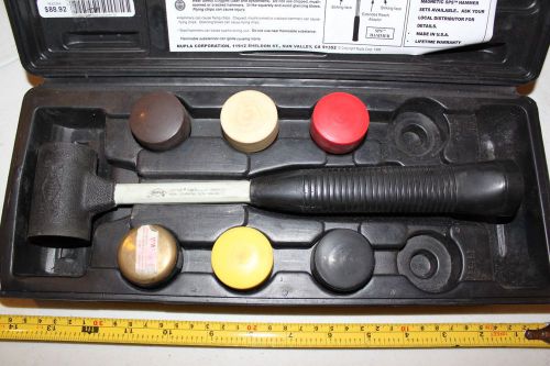 Nupla non-sparking  quick-change hammer sets 7 piece  #02554 soft face and brass for sale
