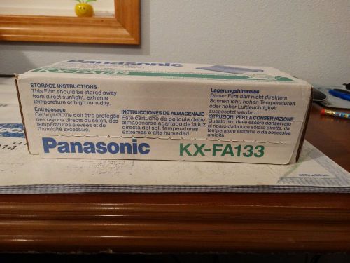 1 Genuine Panasonic KX-FA133 Fax Thermal Transfer Ribbon Black OEM