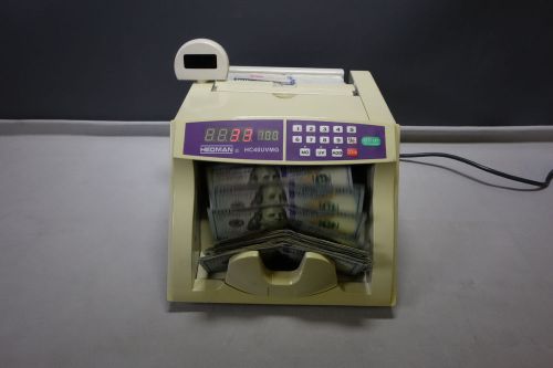 Hedman electric money currency counter hc-40 hc40uvmg (banknote cash usd bill) for sale