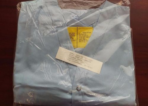 Lot of 2 Each Men&#039;s Pajama Coat Medium BLUE #6532-00-081-1802 NEW