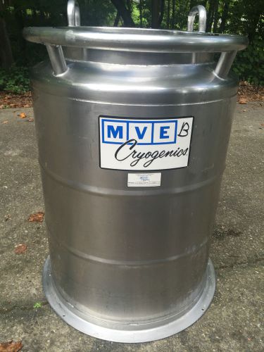 MVE Cryogenic Storage Dewar, 160L container w/7 racks, liquid nitrogen, warranty