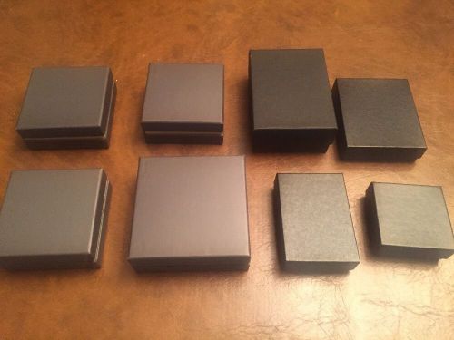 Lot of 8 Empty Jewelry Boxes Assorted sizes  ~ Very nice