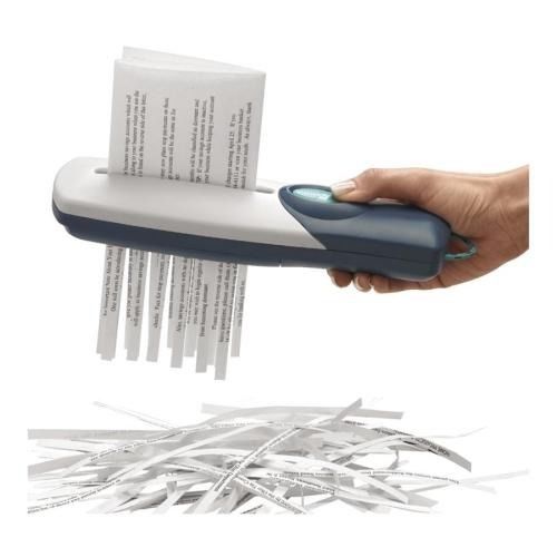 Portable Paper Shredder Idc51000 InnoDesk Hand Held Compact Battery powered