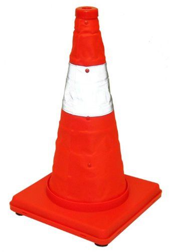 Eurow safety lighted collapsible traffic safety cone 17 inch for sale