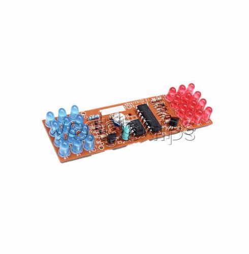 Red Blue Dual-Color Detonation Flashing Light DIY Kit Electronic Suit