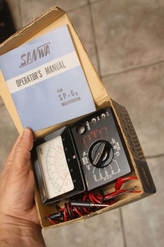 Sanwa Electric Instrument Co Multimeter SP-6D -Multitester,Original Box &amp; Manual