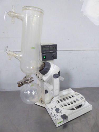 S133068 buchi r-205 rotary evaporator rotavapor rotavap stand w/ glassware for sale