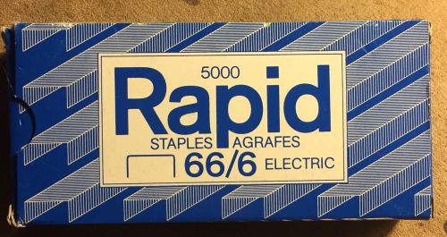 New Box of 5000 Rapid Staples 66/6 For Rapid 90, 100 , 101, 102