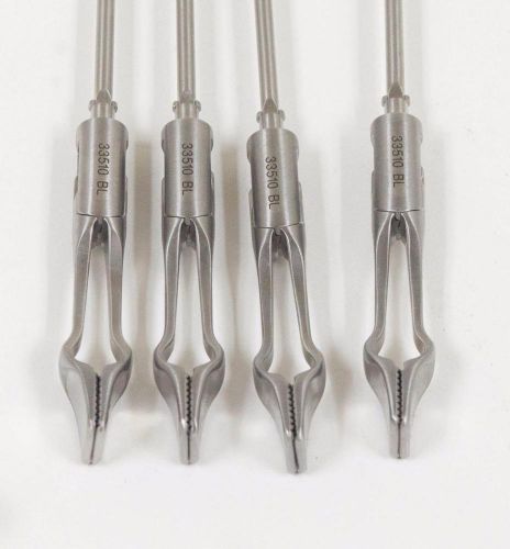 4 Storz 33510 BL Clickline Babcock Forceps Inserts !!      M862