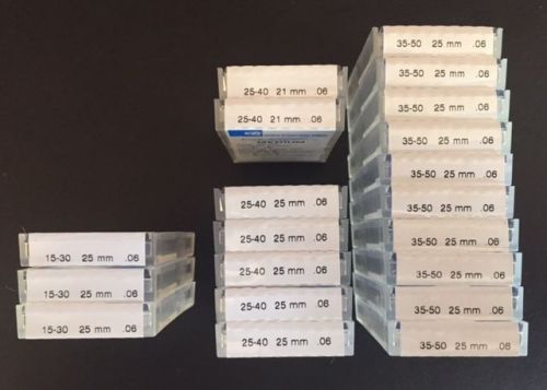 20 - Packs Brasseler EndoSequence .06 Assorted packs