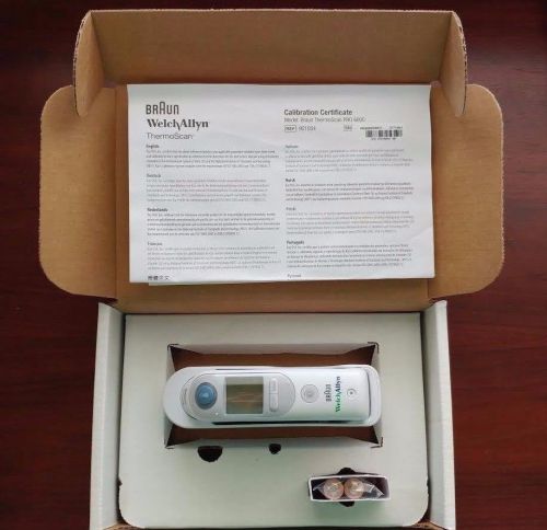 Welch Allyn Braun Thermoscan Pro 6000 with Small Cradle #06000-200N NEW IN BOX