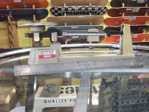 Ohaus triple beam balance scale 700/800 series 610g capacity for sale