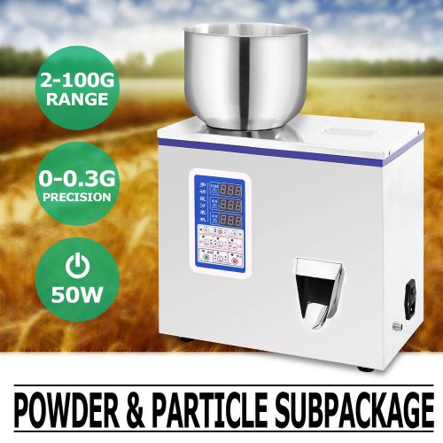 2-100g Powder Particle Subpackage Device Automatic Precision 0-0.3g Spices