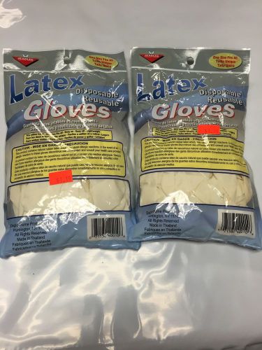 x20 Latex Gloves New in Packaging Disposable Reusable NEW FREE SHIPPING