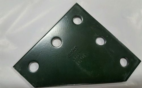 Unistrut P1873GR   5-hole flate plate fitting green (6pcs)