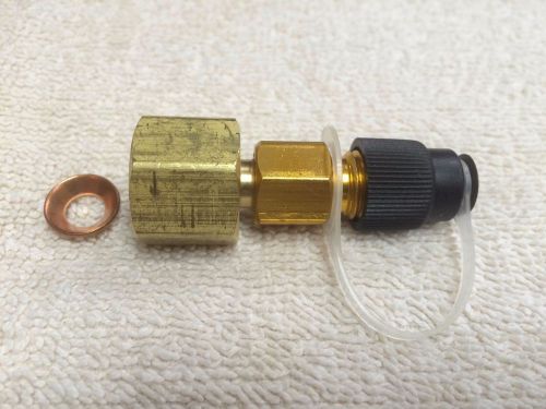 Vacuum pump, adapter, 3/8&#034; ff x 1/2&#034; acme male *r134a for sale