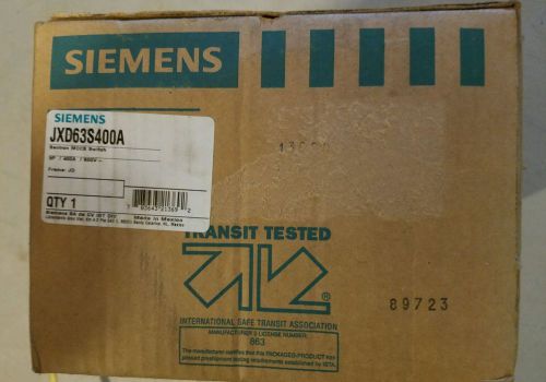 NEW IN SEALED BOX GENUINE  Siemens ITE 400A 600v Circuit Breaker JXD63S400A NEW