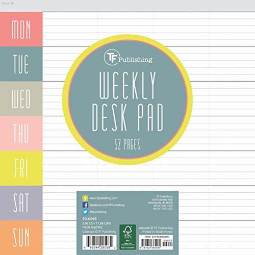 Glory Days Weekly Desk Pad
