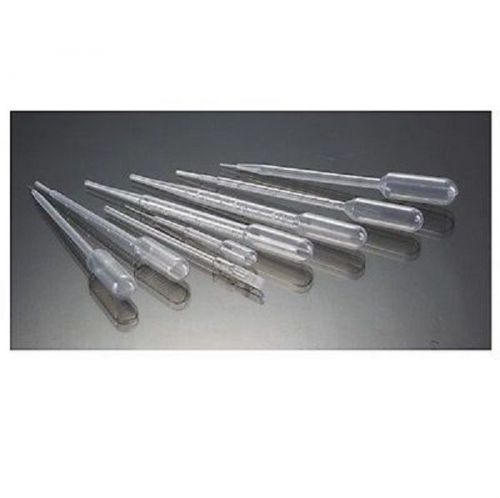 Transfer Plastic Pipettes 3mL Capacity Graduated to 1mL QTY 500 Sterile