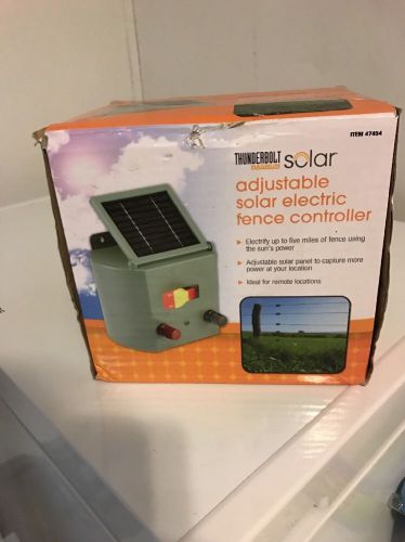 Adjustable Solar Electric Fence Charger