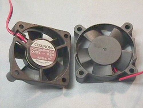 2 Sunon KDE1204PFS3-8 KDE Series 40mm 12V .5W Brushless Fans