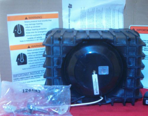 Federal Signal AS124 EVS3 100W 12V Series A High Output Speaker Siren PN 750501