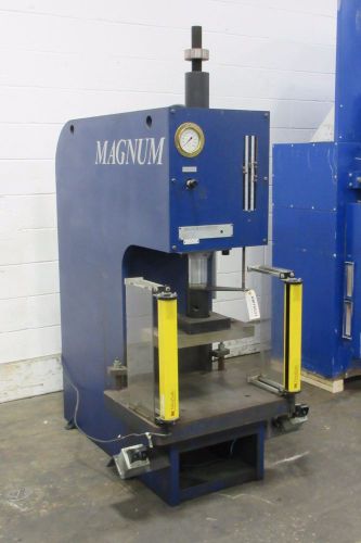 24-1/2 ton magnum hydraulic press- automation - bench model c-frame - am16031 for sale