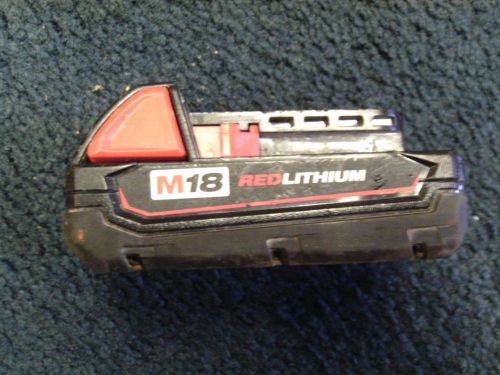 One M18 Red Lithium Battery 18v