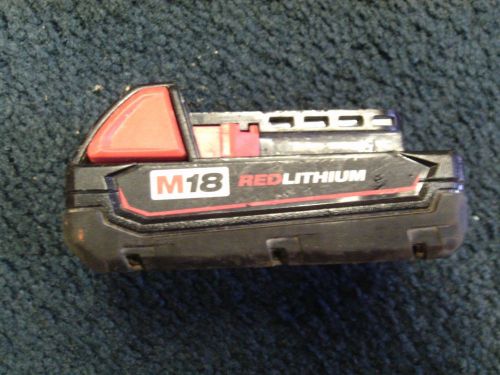 One M18 Red Lithium Battery 18v