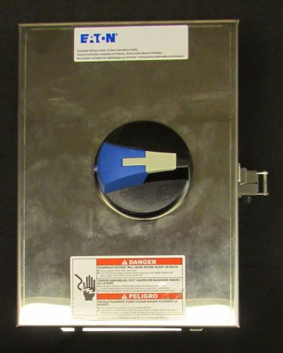 EATON CUTLER HAMMER Manual Disconnect Nema 4X Stainless Steel Enclos ER53016UW