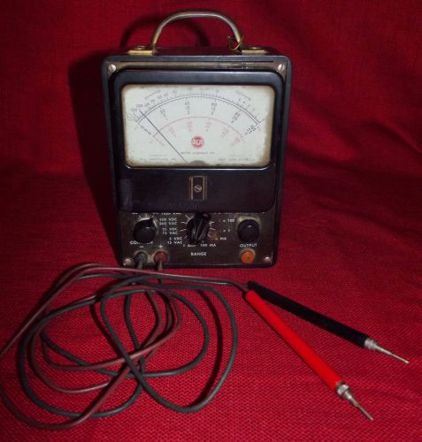 Vintage RCA Meter Assembly Kit Multimeter Volts Ohms AC DC Bakelite Case USA
