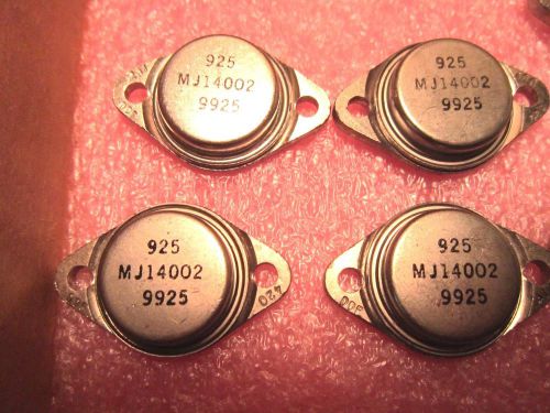 MJ14002 MOTOROLA HIGH CURRENT TRANSISTOR TO-3 60AMP