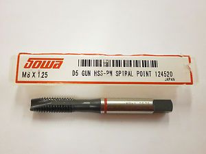 Sowa Tool M8 x 1.25 D5 Spiral Point Red Ring Tap CNC Style 48 HRC 124-520 ST20