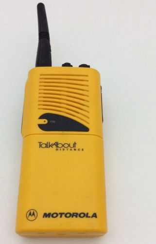 Yellow Motorola TalkAbout Distance Radio P24SRW03G2AA Working Replacement