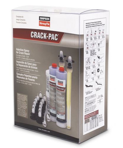 Simpson Strong-Tie ETIPAC10KT CRACK-PAC Injection Epoxy Kit