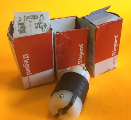 3x Legrand L1620-C 20A 3PH 480V 3P TL Turnlok Connectors NIB*