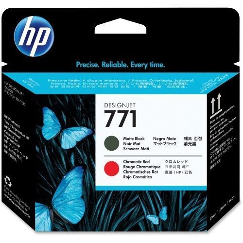 New HP CE017A 771 Printhead Inkjet 1 Each PRINTHEAD HP771 MATTE BLACK