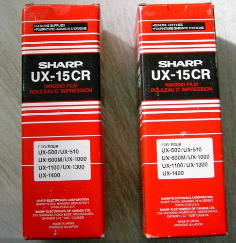 (2) Sharp Imaging Film UX-15CR OEM Fax Machine