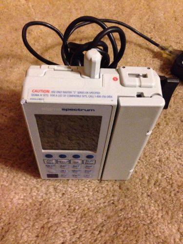 Baxter Sigma Spectrum Pump (6.05.13) Wireless, with pole clamp and AC adapter