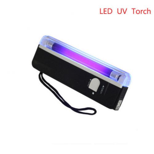Bill Detector LED UV Handheld Torch Flashlight UV Money Detector Tube Lamp