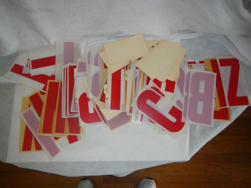 Sign Letters  Reader Board Plastic 6&#034; Letter