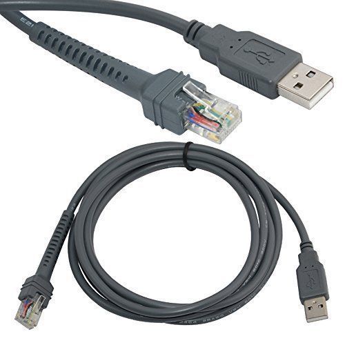 USB Cable 7ft 2M for Symbol Barcode Scanner LS1203 LS2208 LS4208 CBA-U01-S07ZAR