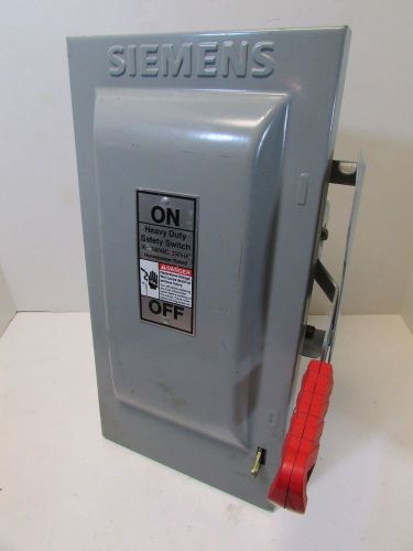 SIEMENS 30 AMPS 240 VOLTS HEAVY DUTY SAFETY SWITCH 3 POLE FUSIBLE  NEW