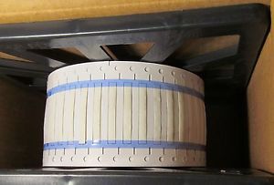 10,000 BRADY 3PS-125-2-WT-4 PERMASLEEVE WIRE MARKERS .50&#034; x .235&#034; 104713