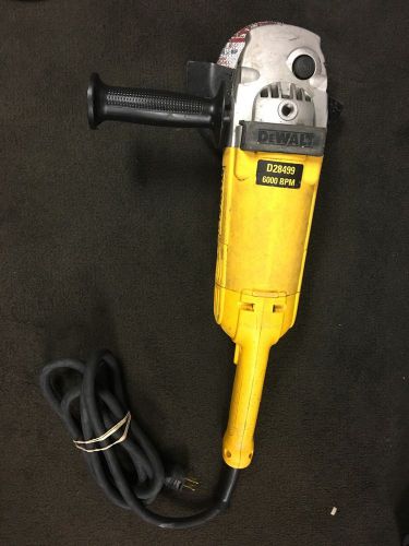 DeWalt D28499X 7&#034; &amp; 9&#034;, 6,000 RPM, 5.3HP, 15Amp, Pro Grinder / Sander