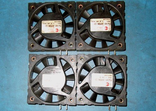 4PC 9VDC 62MM COOLING FAN LOT - MODEL F62AB-009DN - NOS